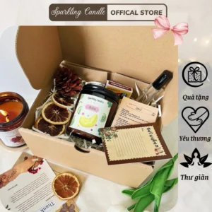Hộp Quà Nến Thơm + Nước Hoa Cao Cấp